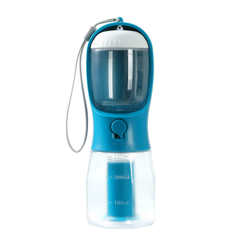 Gourde 3-en-1 Portable pour Animaux | LuxePaws 300ml Garbage Bag Indigo