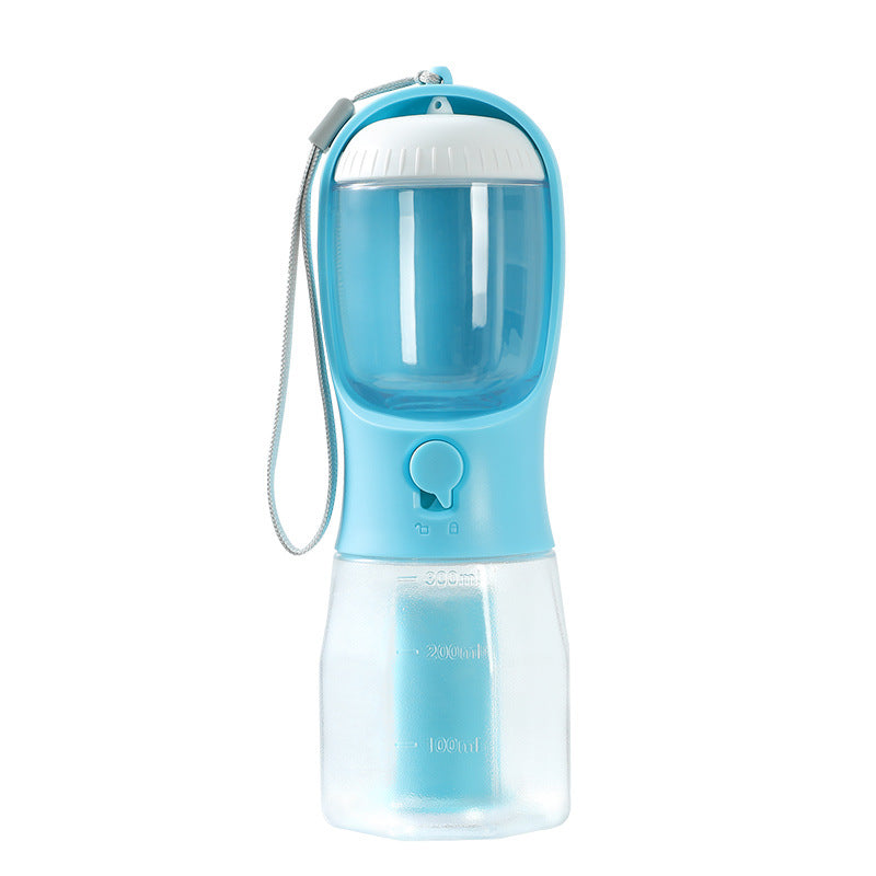 Gourde 3-en-1 Portable pour Animaux | LuxePaws 300ml Garbage Bag Turquoise