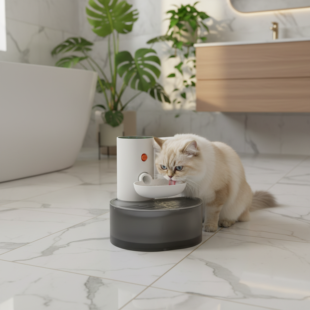Fontaine à Eau Automatique pour Chat — 3L Sans Fil Rechargeable