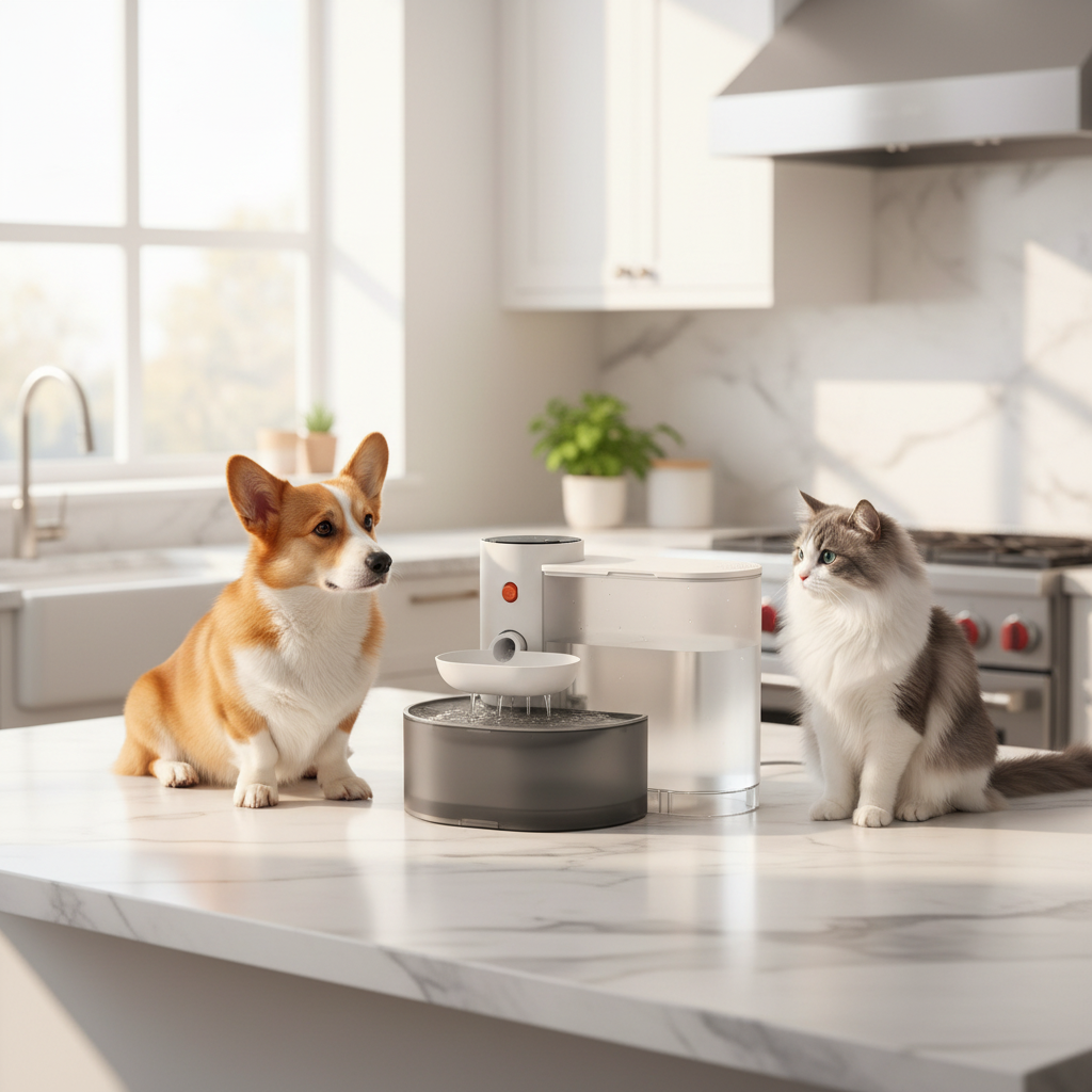 Fontaine à Eau Automatique pour Chat — 3L Sans Fil Rechargeable