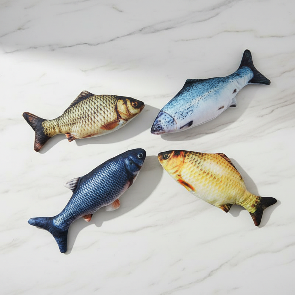 Jouet Poisson Électrique pour Chat — Interactif & Amusant | LuxePaws