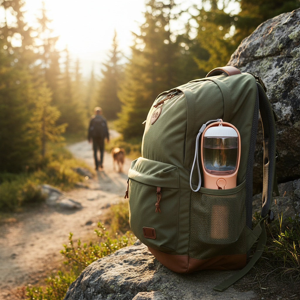 Gourde 3-en-1 Portable pour Animaux | LuxePaws