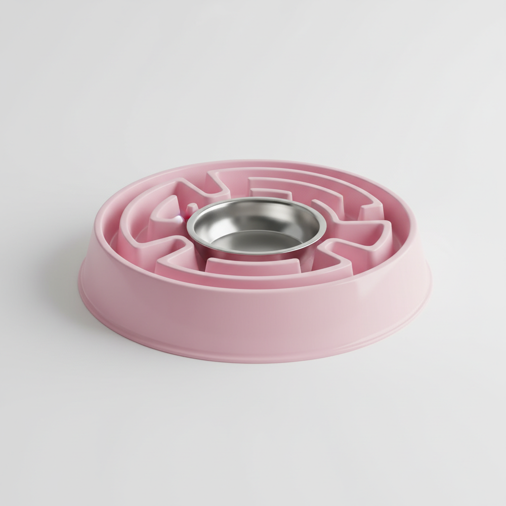 Bol Anti-Glouton 2-en-1 pour Chat | LuxePaws