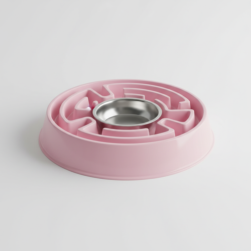 Bol Anti-Glouton 2-en-1 pour Chat | LuxePaws