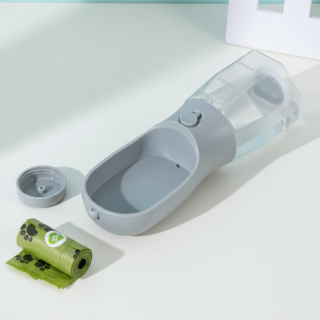 Gourde 3-en-1 Portable pour Animaux | LuxePaws