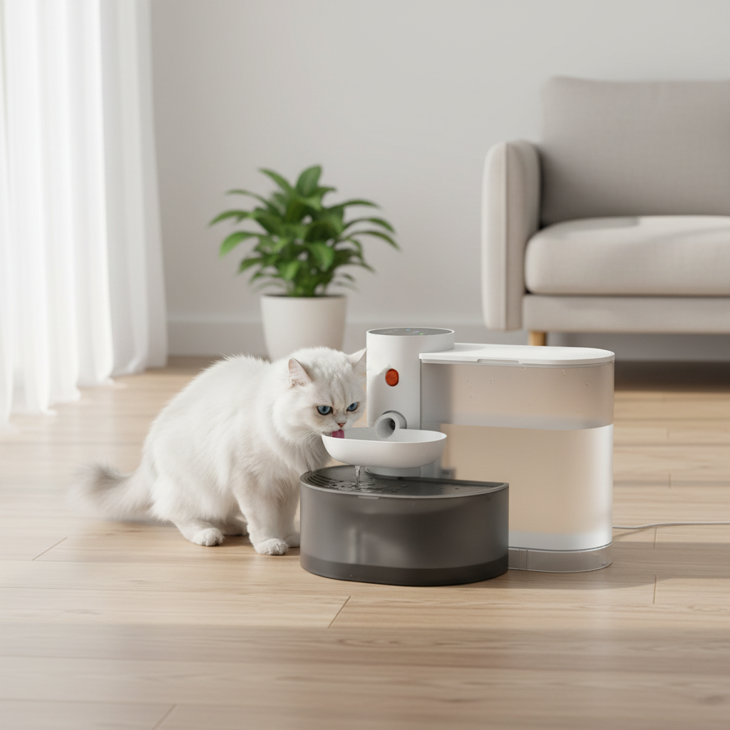 Fontaine à Eau Automatique pour Chat — 3L Sans Fil Rechargeable