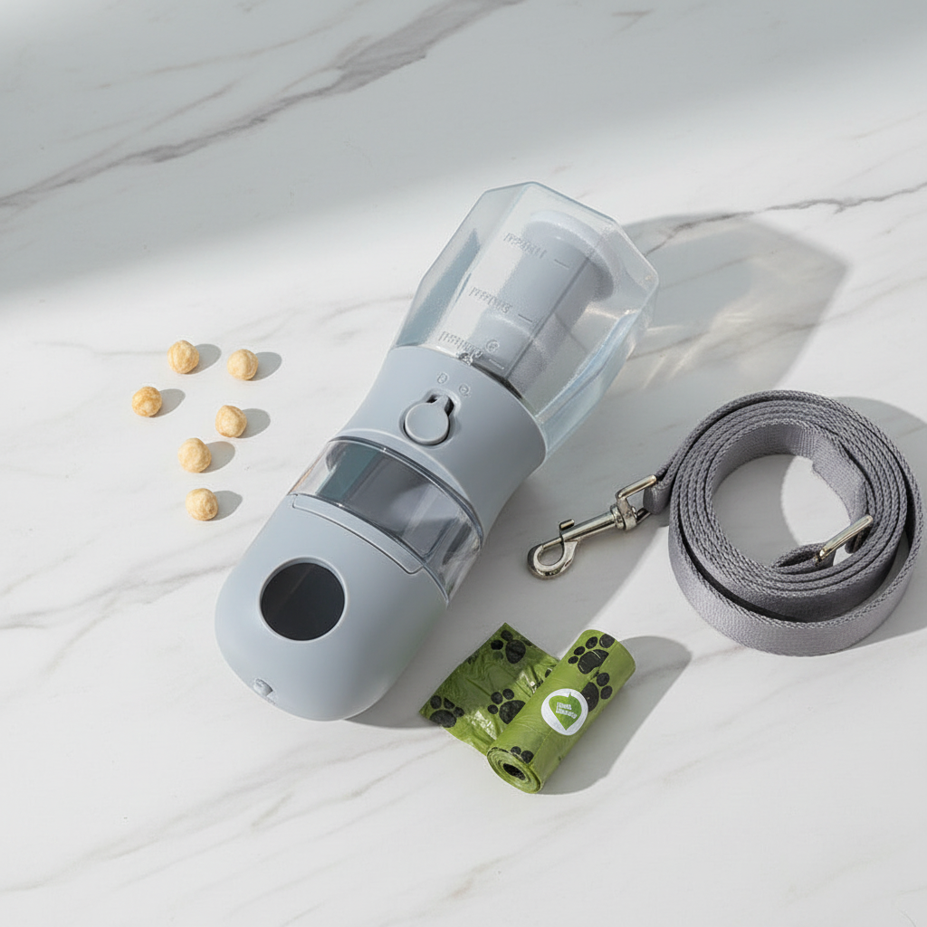 Gourde 3-en-1 Portable pour Animaux | LuxePaws
