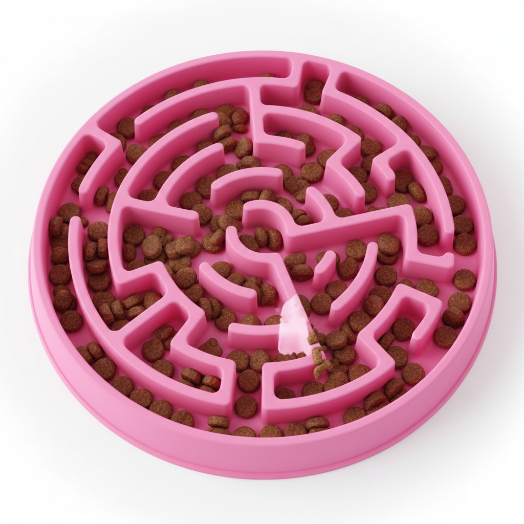 Bol Anti-Glouton 2-en-1 pour Chat | LuxePaws