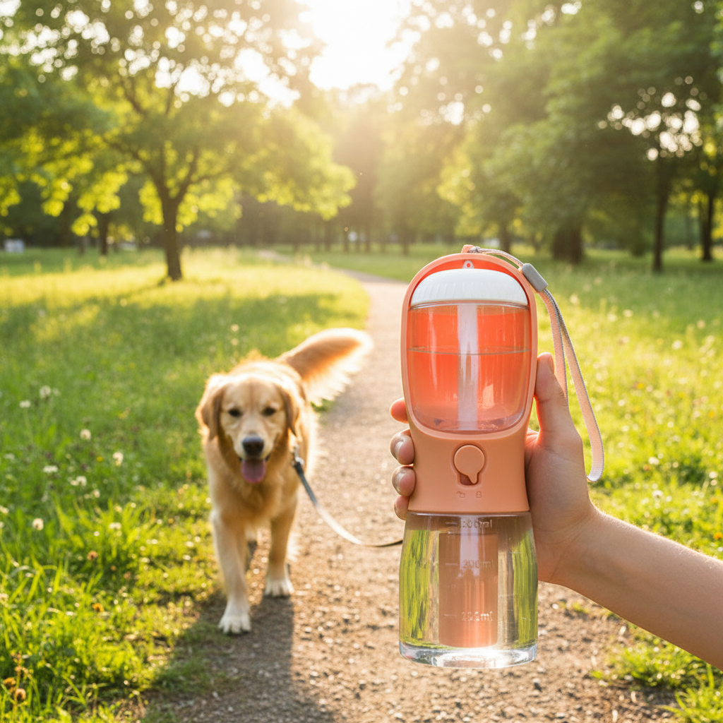 Gourde 3-en-1 Portable pour Animaux | LuxePaws